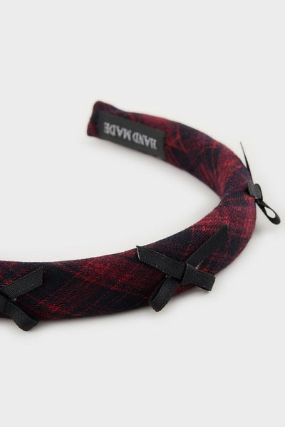 DeFacto Women's Plaid Patterned Ribbon Detailed Crown E6795Axns