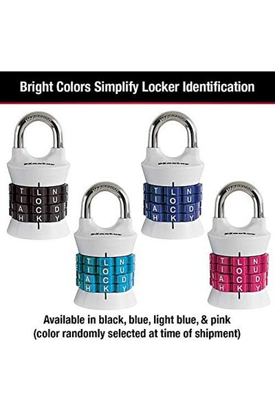 STOREMAX Lvnmblya Lock Vertical Zuruecksetzbar Word Combination Padlock, 1535Dwd Shop Deesing 224120