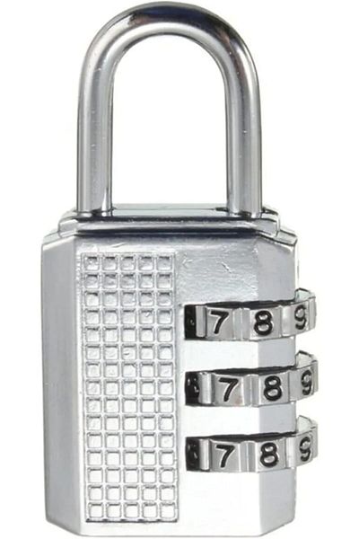 STOREMAX Lvnmblya Combination Mini Padlock 5.5cm Durable Bag Suitcase and Cabinet Lock for Travel Safe