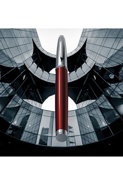 STOREMAX Ntwork Metropolis 800 Roller Pen Semi Chrome Red Art 1087243