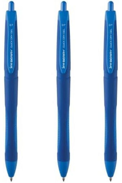 STOREMAX Bystoreby Gel Pen Berry 07 Dark Blue Set of 3 Newdesing 646268