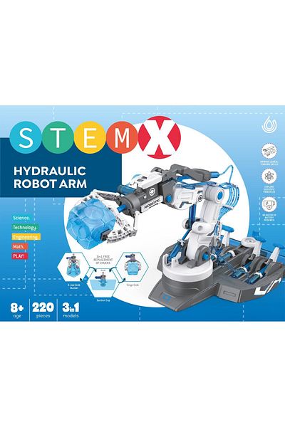 Interaktivna STEAM X Construction Set - 3 In 1 Hydraulic Robot