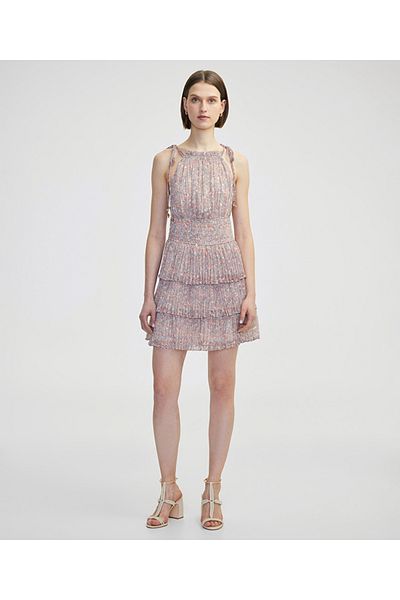 İpekyol Printed halter collar dress