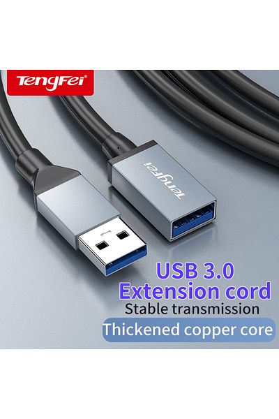Choice كابل تمديد USB 3.0 بطول 1 متر، ...3 أمتار، من ذكر إلى أنثى، محرك أقراص فلاش USB للكمبيوتر 2.0
