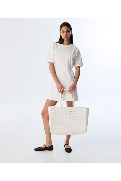 Twist Cutout Combed Dress