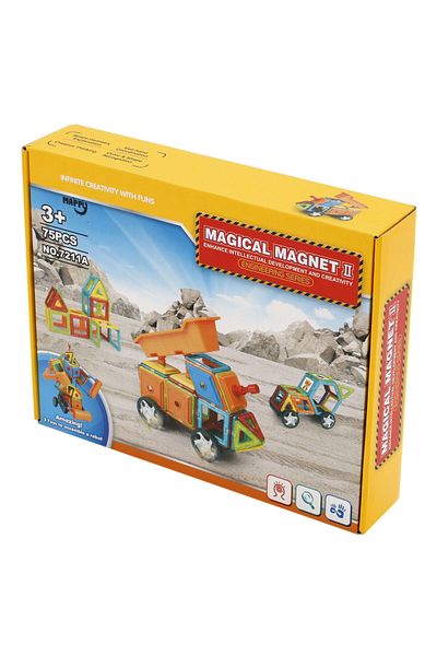 Mappy Set de constructie Mappy Magical Magnet Vehicule