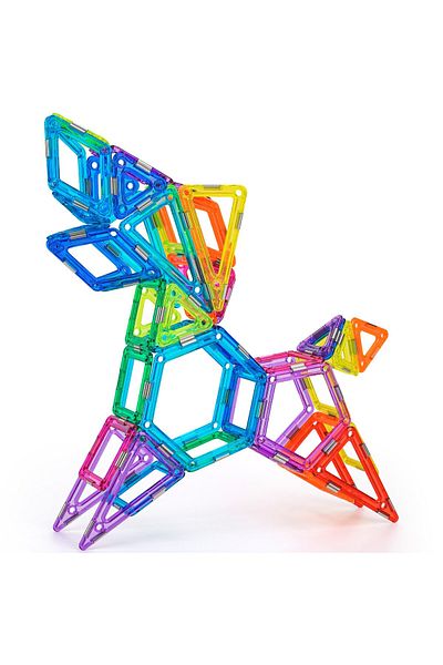 Magspace Set de constructie magnetic Magspace - Happy zoo