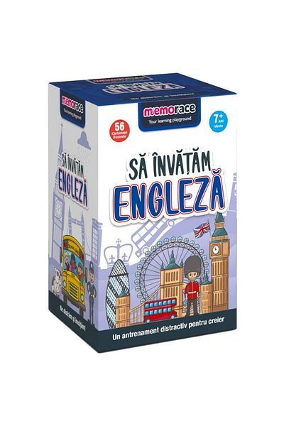 MemoRace Joc educativ MemoRace - Sa invatam engleza