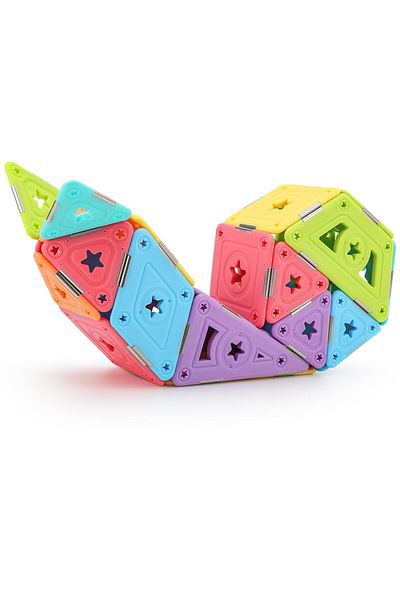 Magspace Set de constructie magnetic Magspace - Magic kingdom