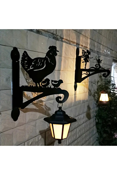 Vennico Tavuk ve Civcivleri Dekoratif Metal Duvar Askısı