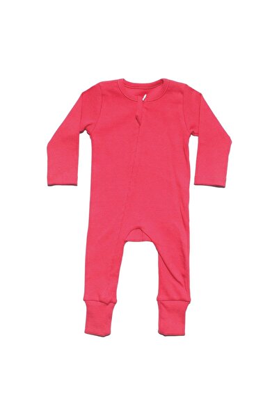 bebegen Kız Bebek Fuşya Kaşkorse Fitilli Fermuarlı Tulum