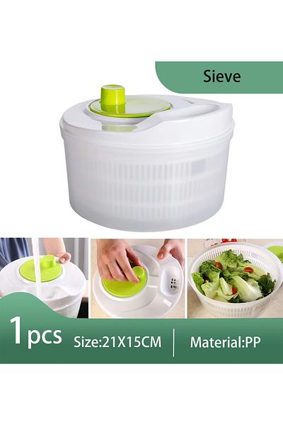 Choice Salad Spinner Lettuce Washer Dryer Drainer Crisper Strainer Kitchen Tools
