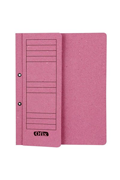OFIX X-Plus 96151 Half Cover File Cardboard A4 50 Pieces - Pink