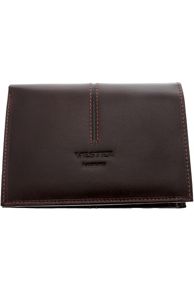 GiftExpress Brown Leather Document Wallet