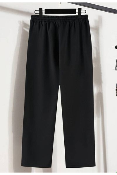 FUNSTYLE Men's Black Relaxed Cut Sweatpants