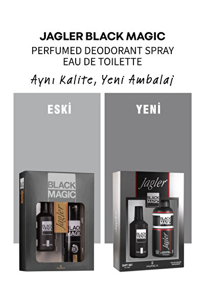 Jagler Black Magic Erkek Parfüm Seti ( Parfüm Edt 75 ml Deodorant 150 ml )