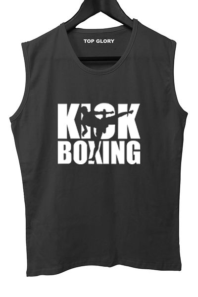 TOP GLORY Kick Boxing Sleeveless Athlete T-Shirt Tank Top Athlete Fitness Athlete