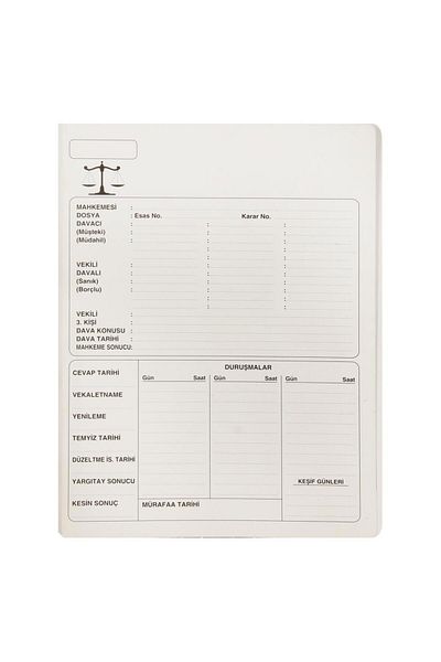 OFIX Ful Color 04798 Luxury Lawyer Office File Cardboard A4 50 Pieces - White