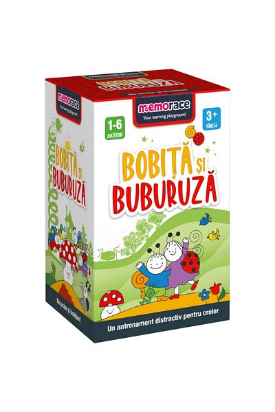 MemoRace Joc educativ MemoRace - Bobita si Buburuza