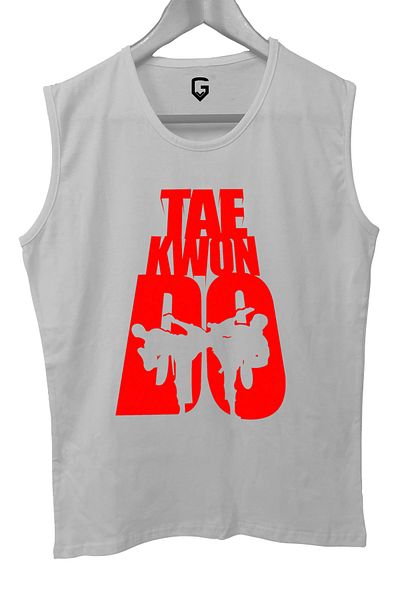 TOP GLORY Αμάνικο αθλητικό μπλουζάκι με στάμπα Taekwondo Tank Top Athlete Fitness Singlet