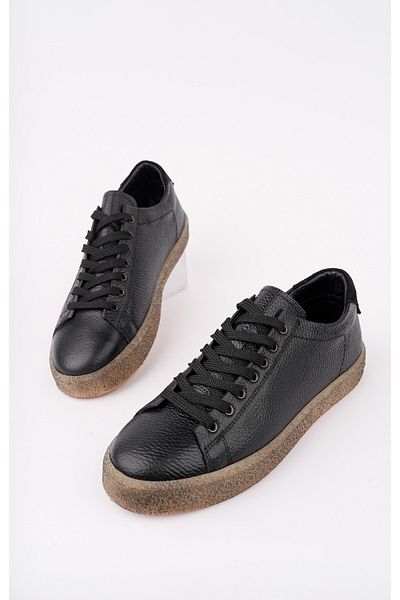 MUGGO Thomas Lace-Up Genuine Leather Men's Casual Sneaker Sports Shoes