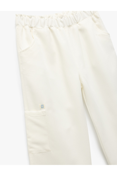 Koton Viscose Blended Pocketed Loose Fit Cargo Pants