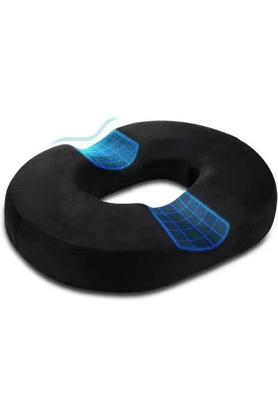 Generic Memory Foam O-ring Coccyx Cushion, Car Seat Cushion Hemorrhoids, Super Premium Comfort Sponge Pillow