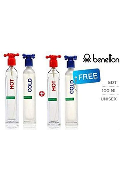 Benetton Hot & Cold Unisex Fragrances Set from United Colors of Benetton Buy One Get One Free