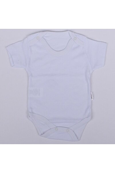 bebegen White Unisex Short Sleeve Bodysuit