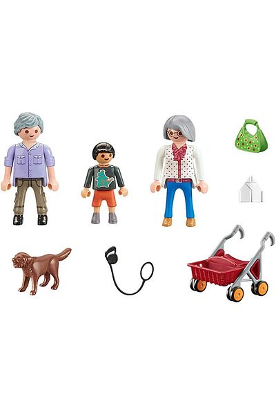 Playmobil City Life - Bunici cu nepot