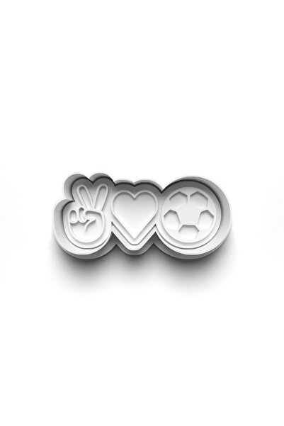 Adana Pasta Malzemeleri Soccer Cooky Cutter and Stamper 3D-0366_2