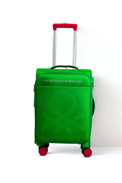 United Colors of Benetton BNTE-50 20 Inch- Cabin Luggage with TSA Lock- GREEN