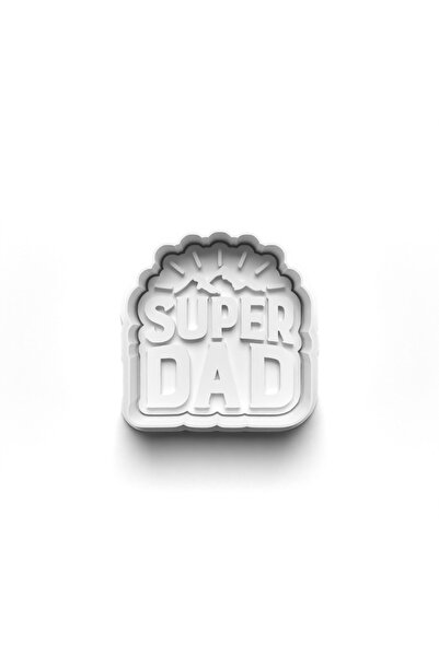 Adana Pasta Malzemeleri Father's Day Cooky Cutter and Stamper 3D-0580_6