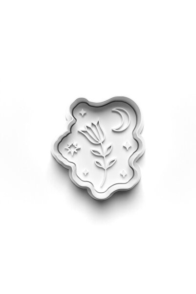 Adana Pasta Malzemeleri قالب قطع البسكويت السماوي وختمه 3D-0594_2