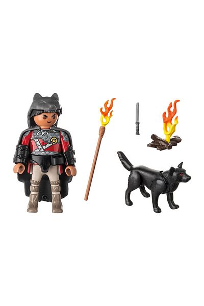 Playmobil Special Plus - Warrior with Wolf