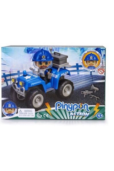 Pinypon Pinypon Action Playset - Policeman on ATV