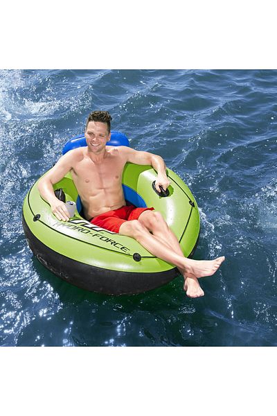 BESTWAY Bestway Large Pool Float with Backrest, Grips & Coolers 119cm 26-43108
