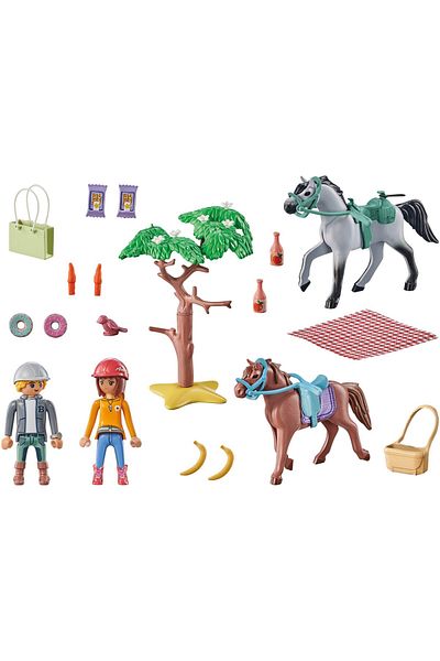 Playmobil Horses of Waterfall - Beach hike with horses Amelia and Ben