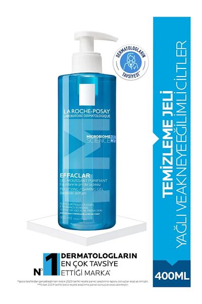 La Roche Posay Effaclar Cleansing Gel for Oily & Acne-Prone Skin 400ml