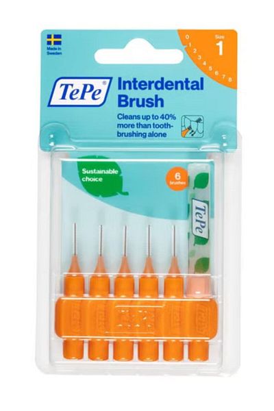 TePe Interdental brushes orange 0.45 mm 6 pieces