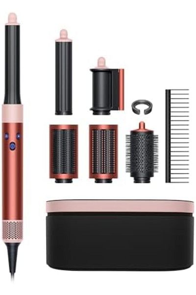 DYSON Special Edition Airwrap Complete Long Multi-Styler in Strawberry Bronze and Blush Pink with De