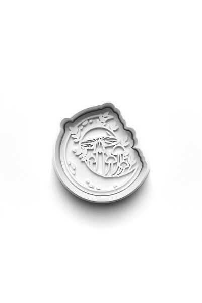 Adana Pasta Malzemeleri Moons Cooky Cutter and Stamp 3D-0303_1