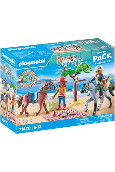 Playmobil Horses of Waterfall - Beach hike with horses Amelia and Ben