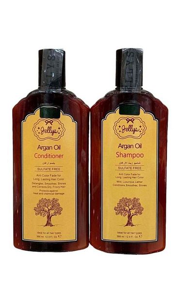 Gellys Argan Oil Shampoo 366ml & Conditioner 366ml Sulfate-Free