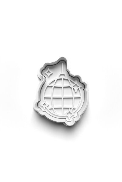 Adana Pasta Malzemeleri قاطعة وطوابع قالب ديسكو 3D-0416_1