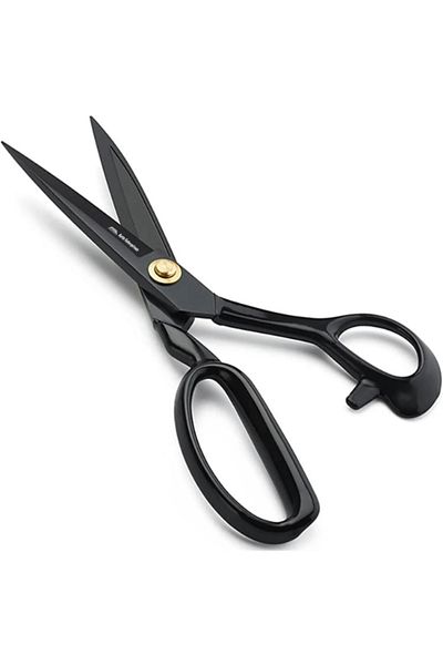 Janissary 10" Genuine Fabric Jeans Leather Cutting Professional Tailor Scissors, Forged Alloy Steel Premium