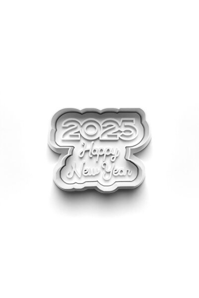 Adana Pasta Malzemeleri السنة الجديدة 2025 قاطعة قوالب البسكويت وختم 3D-0709_2