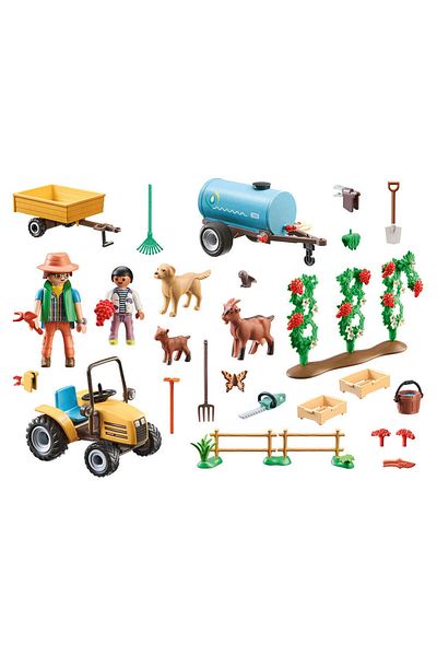 Playmobil Country - Tractor with trailer and water tanker
