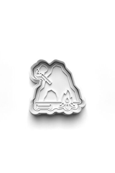 Adana Pasta Malzemeleri قاطعة وطوابع قالب البسكويت من العصور القديمة 3D-0660_4
