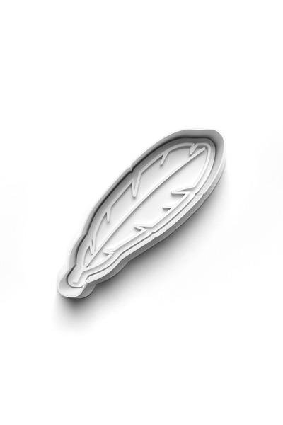 Adana Pasta Malzemeleri قاطعة وطوابع قوالب البسكويت الريشة 3D-0558_2